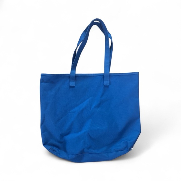 Lancôme Blue & Red Bon Voyage Tote Bag France Eiffel Tower Travel Graphic Purse - Picture 2 of 4